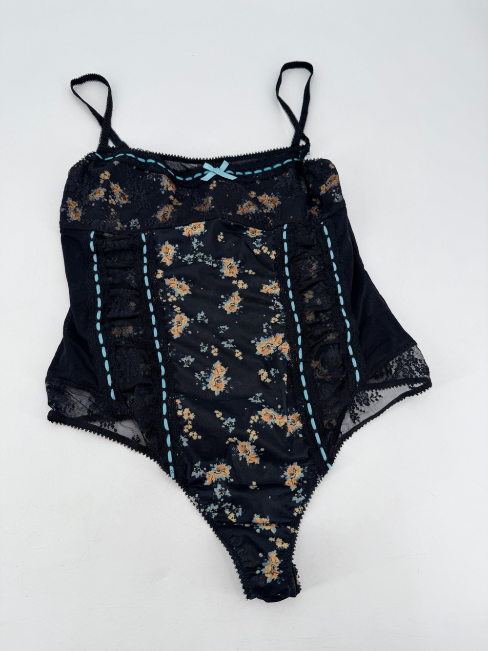 Free People Inimately Sara Corset Thong Bodysuit Large - Picture 4 of 7